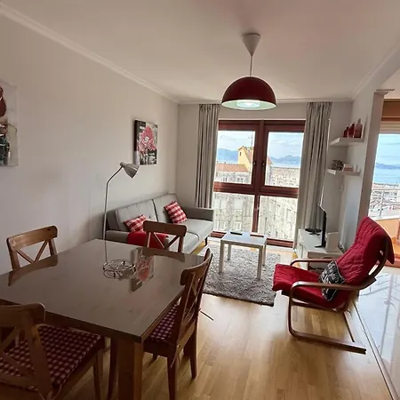 아파트 Con Terraza Y Vistas Al Mar 산신소